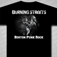 Burning Streets Boston Punk Rock Tshirt